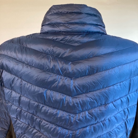 New 32 Degrees Blue Nylon Black Polyester Down Puffer size XL - Picture 6 of 12